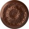 Ekena Millwork Damon Ceiling Medallion (Fits Canopies up to 3 3/8"), Hand-Painted Copper Penny, 20"OD x 1 1/2"P CM20DACPS - alternate 1